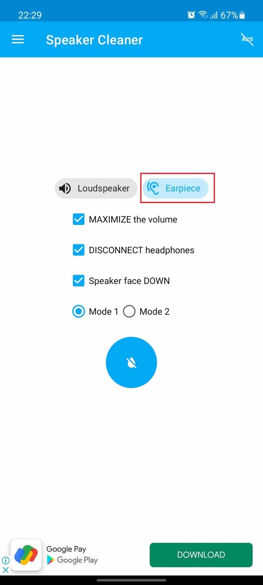 Aplikasi pembersih speaker super. Mode lubang suara disorot. Cara Memperbaiki Kerusakan Air Speaker Telepon