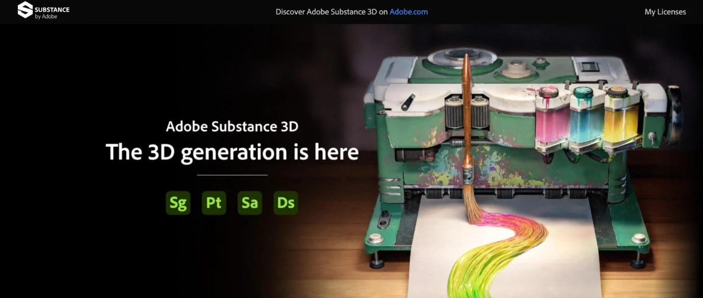 Adobe Substance 3D | ซอฟต์แวร์สร้างแบบจำลอง 3 มิติที่ดีที่สุด