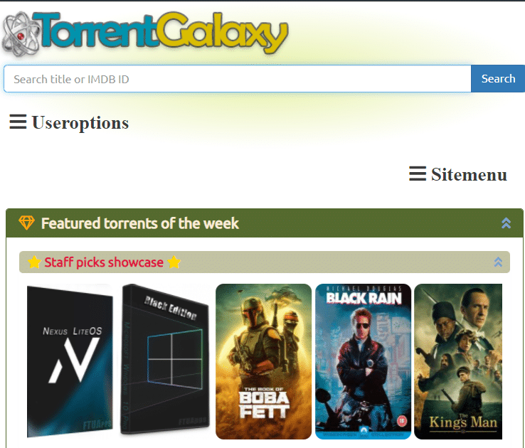 Galaxia de torrente | mejores sitios web de torrents