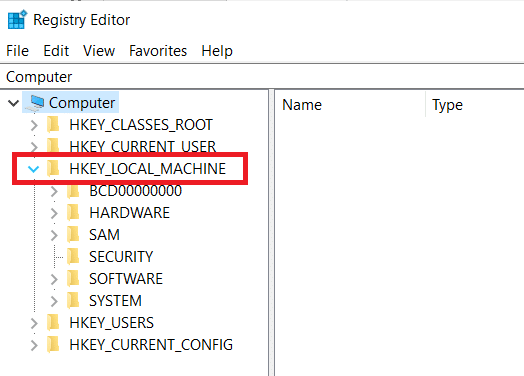 Utilizați MAȘINA LOCALĂ HKEY. Fix Microsoft Setup Bootstrapper nu mai funcționează