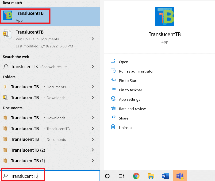 حدد TranslucentTB. كيفية جعل شريط المهام شفافًا في نظام التشغيل Windows 10