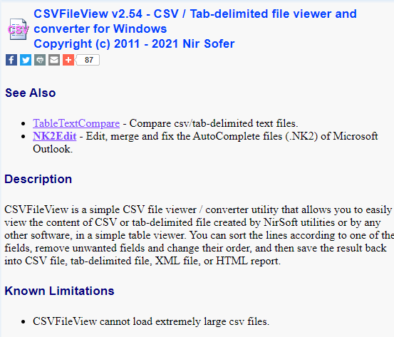 CSVFileView 编辑器官方网站。适用于 Windows 的最佳 CSV 编辑器