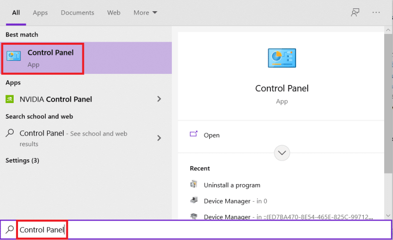 Luncurkan Panel Kontrol. Cara Memperbaiki Adaptor Wi-Fi Tidak Berfungsi Windows 10