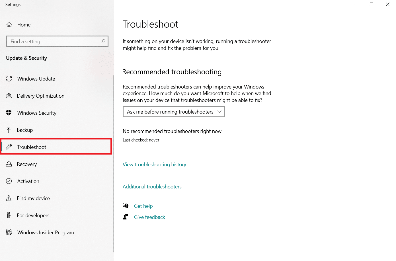 Wybierz Rozwiąż problemy. Jak naprawić błąd sterownika Bluetooth w systemie Windows 10?