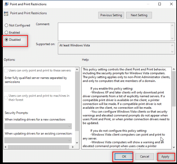 Sélectionnez Désactivé dans la fenêtre et cliquez sur Appliquer puis sur OK. Comment installer un logiciel sans droits d'administrateur