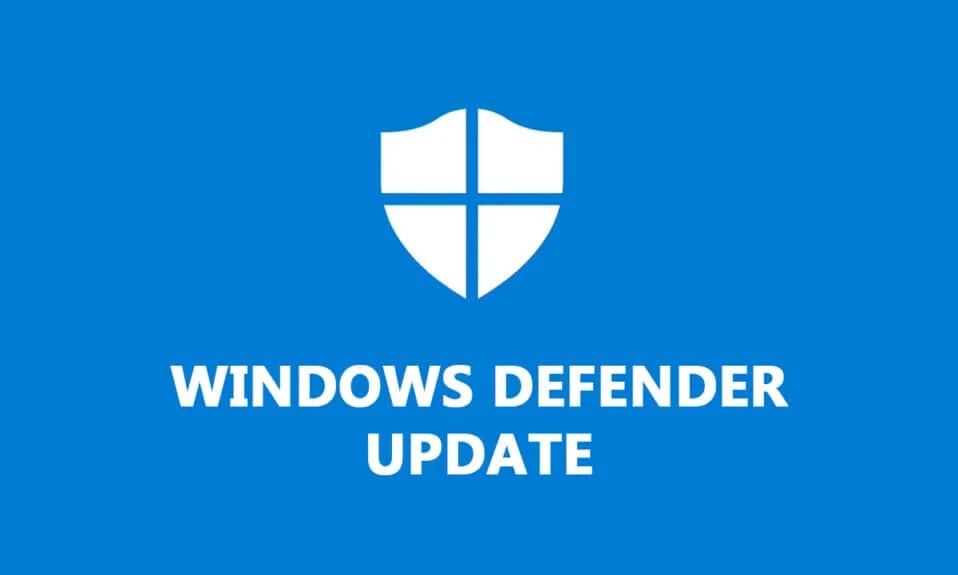 Como executar a atualização de definição do Windows Defender