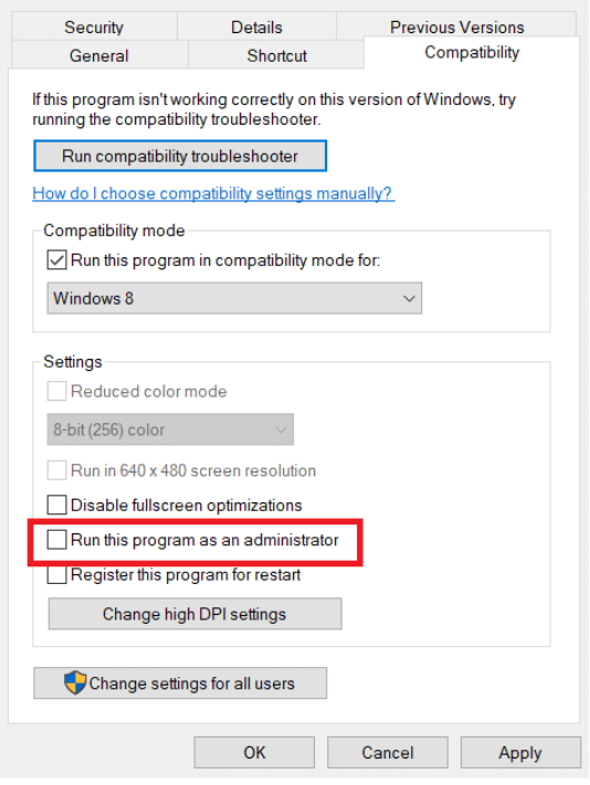 Execute este programa como uma opção de administrador. Como corrigir GTA 4 Seculauncher falhou ao iniciar o aplicativo 2000