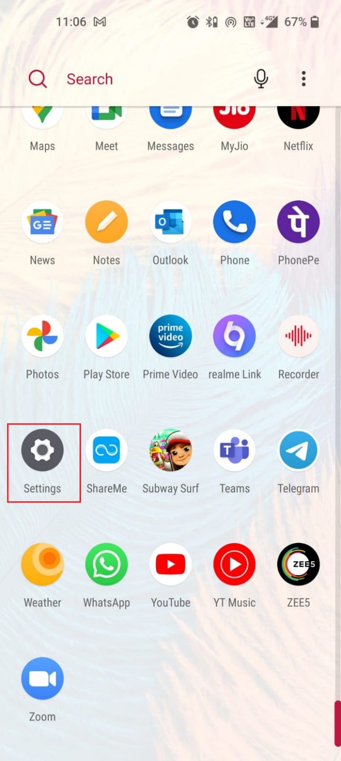 En primer lugar, toque el icono de Configuración en la pantalla de inicio. Cómo aprovisionar una tarjeta SIM