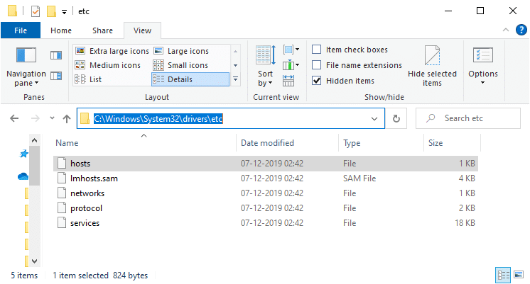 Şimdi, aşağıdaki yolu kopyalayıp gezinme yoluna yapıştırın. Windows Mağazası Hatası 0x80072ee7 Nasıl Onarılır