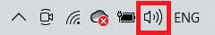 Ícone de alto-falante na bandeja do sistema. Como corrigir problemas de som do League of Legends