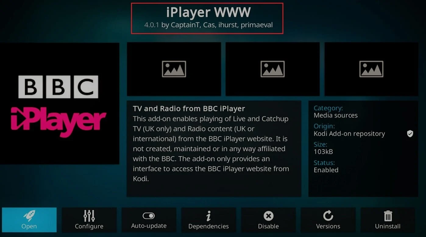 iPlayer 万维网