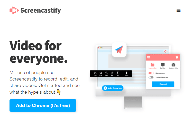 Screencastify 공식 웹사이트