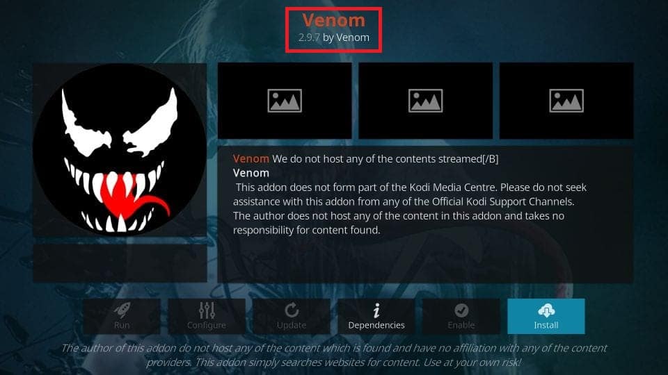 venin-addon-kodi. 8 meilleures alternatives aux noobs et aux nerds