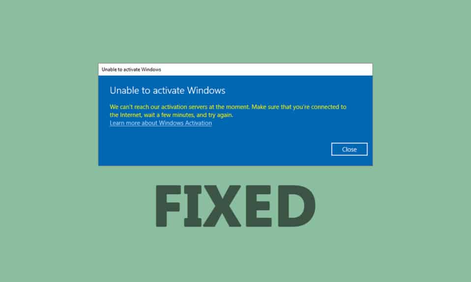 Solucionar el error de activación de Windows 10 0x80072ee7