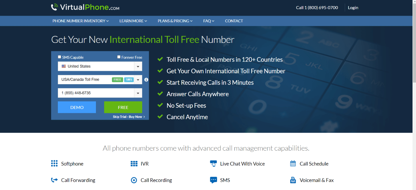 VirtualPhone.com. Лучший провайдер бесплатных виртуальных телефонных номеров