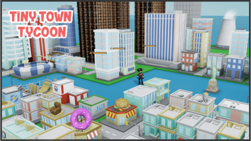 Tiny-Town-Tycoon. Beste Tycoon-Spiele auf Roblox