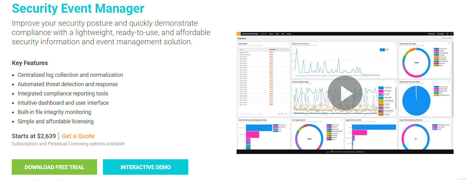 SolarWinds Güvenlik Olay Yöneticisi