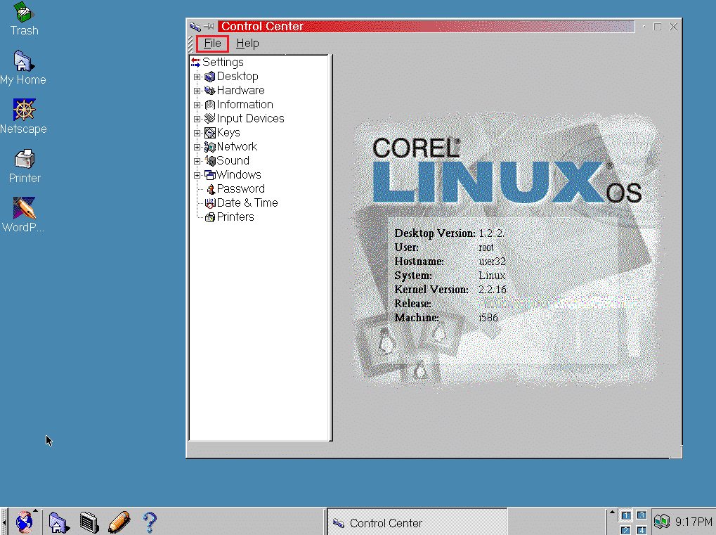 Corel Linux ระบบปฏิบัติการที่แย่ที่สุด