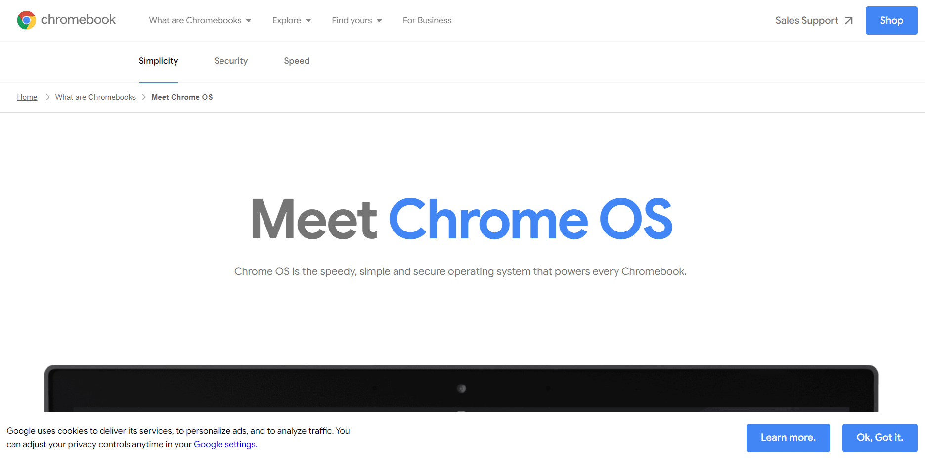 Sistema operativo Chrome