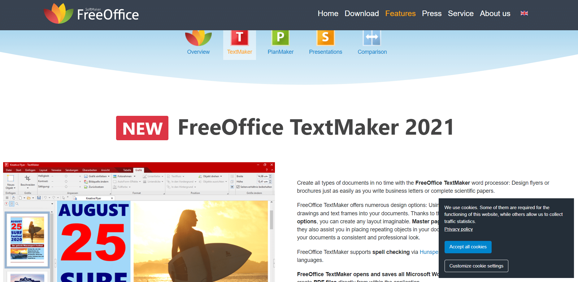 FreeOffice Metin Yapıcı