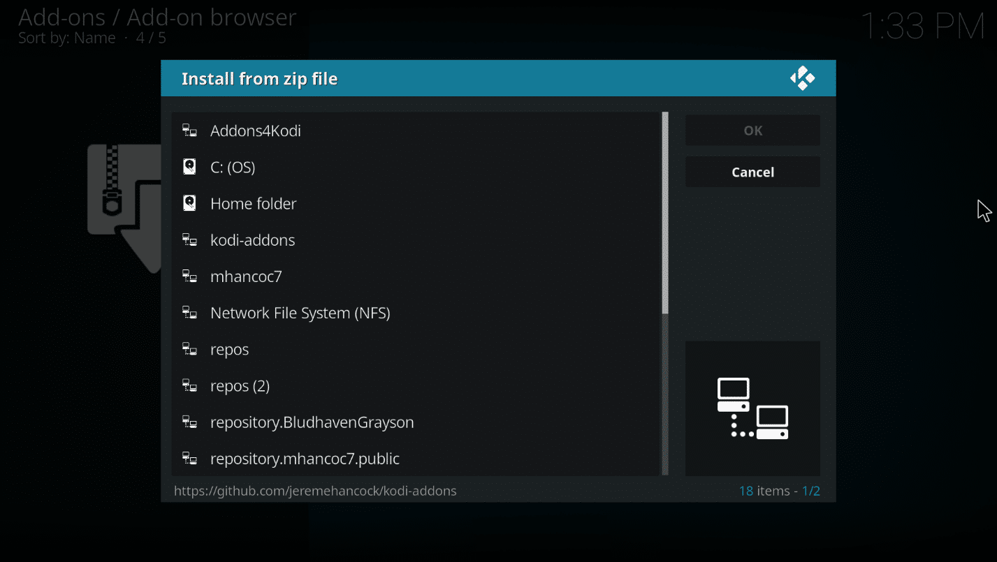 aus Zip-Datei installieren