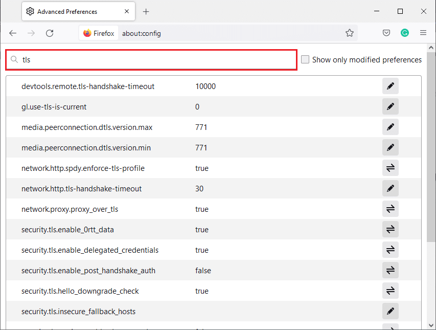 tls é a barra de pesquisa