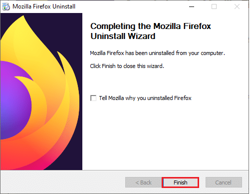 tombol selesai. Perbaiki Firefox SSL_ERROR_NO_CYPHER_OVERLAP di Windows 10