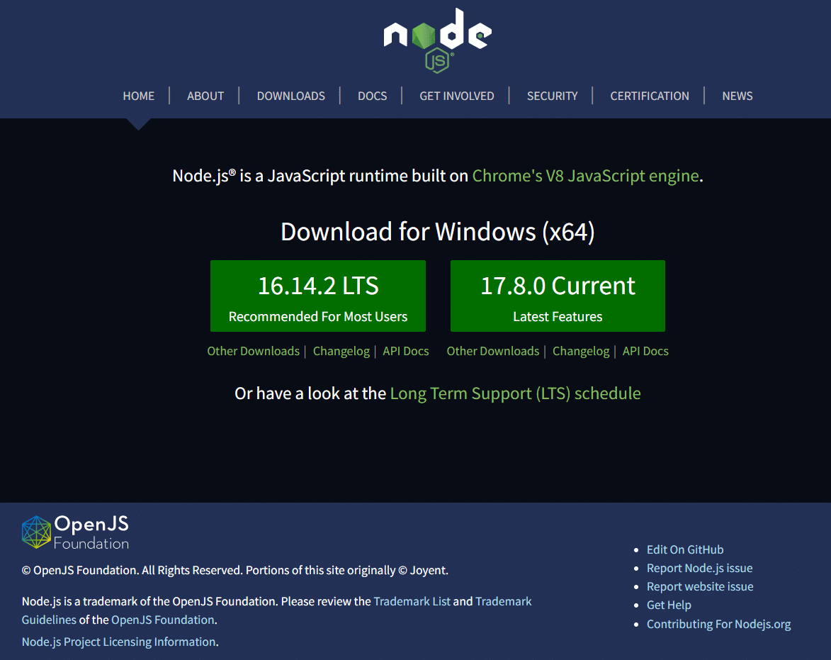 node.js. أفضل 10 لغات برمجة للتعلم