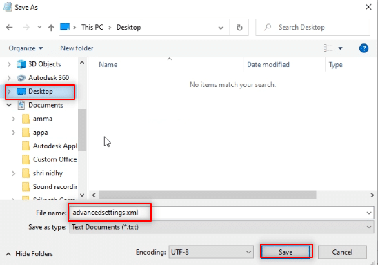 デスクトップフォルダにadvancedsettingsとしてファイルを保存します。 Kodiを最適化する方法