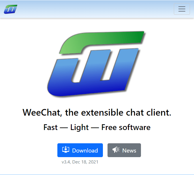 Site-ul oficial pentru WeeChat. Cei mai buni clienți IRC pentru Windows