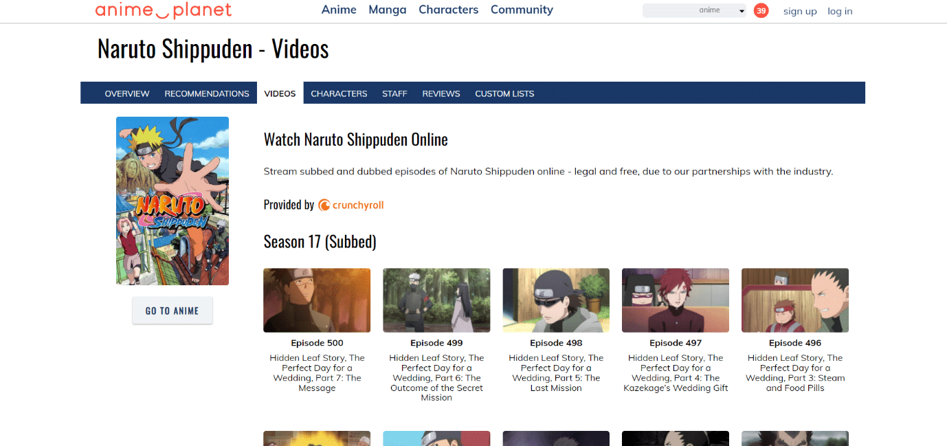 Animeplaneta. 21 melhores sites para assistir Naruto Shippuden