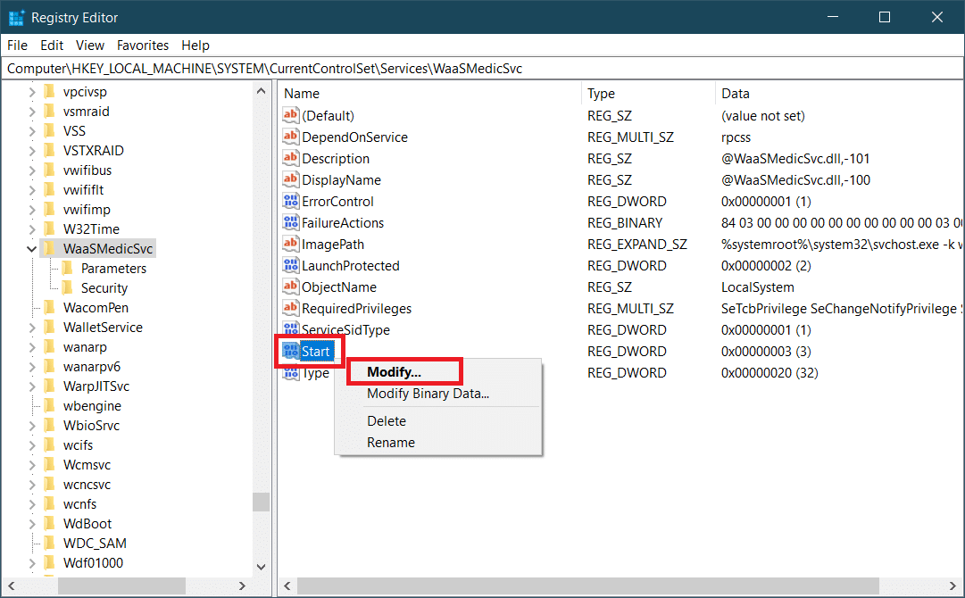 Zmień opcję. Jak naprawić wysokie użycie dysku WaasMedicSVC.exe w systemie Windows 10?