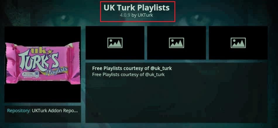 UK Turk Playlists Kodi-Add-on. Die 12 besten britischen TV-Kodi-Kanäle