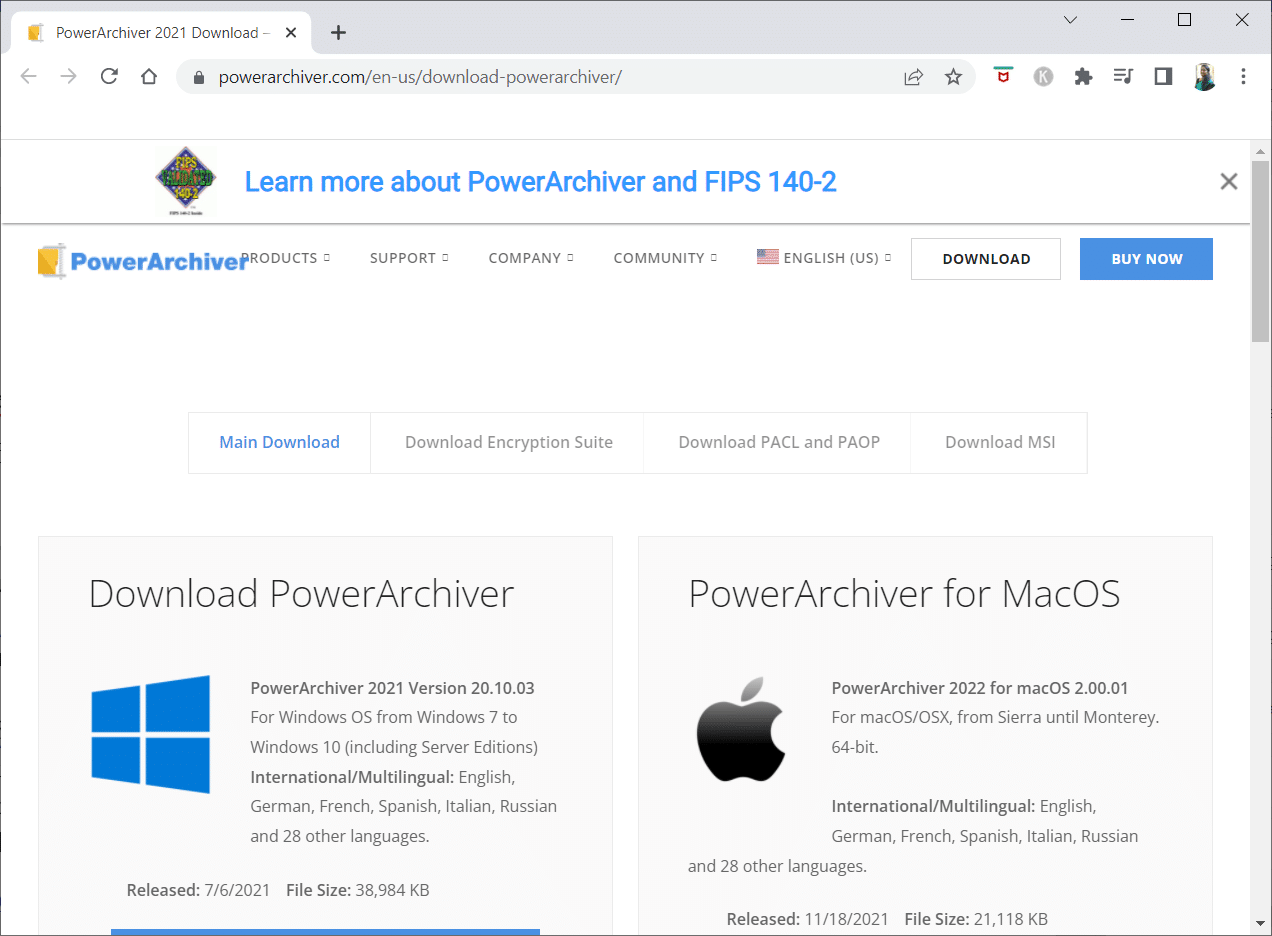 PowerArchiver. 15 cele mai bune instrumente de comprimare a fișierelor