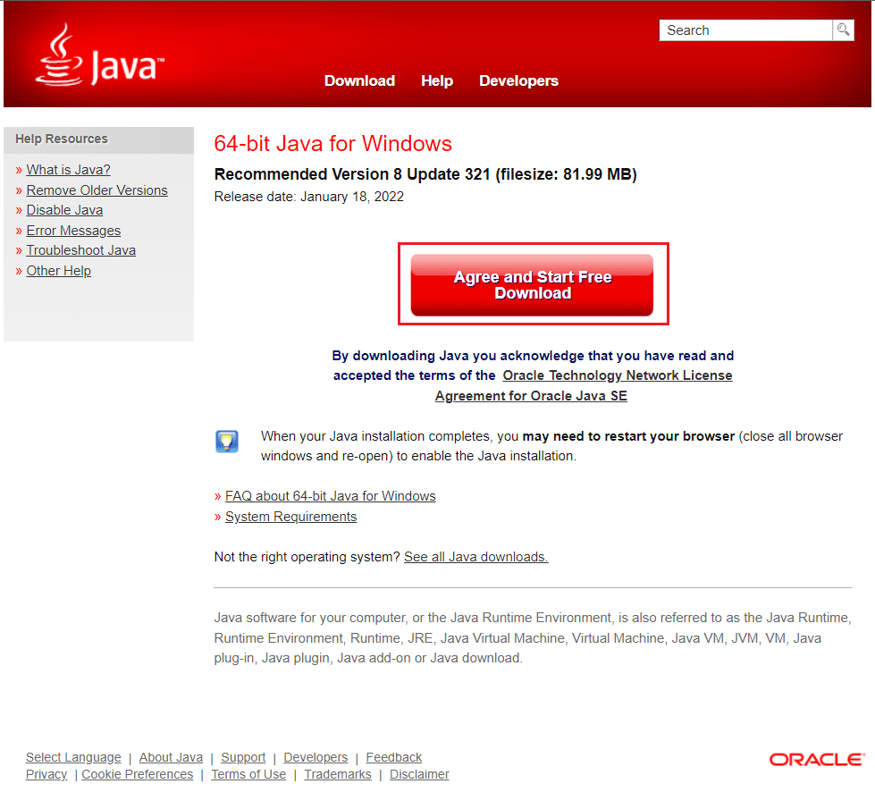 Laden Sie das Java-Entwicklungskit herunter