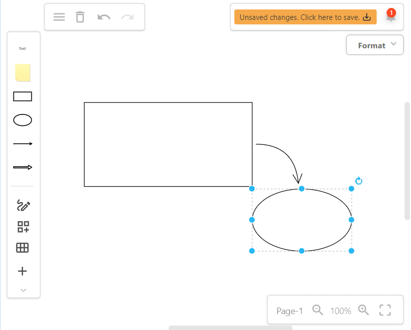 العمل مع Draw.io