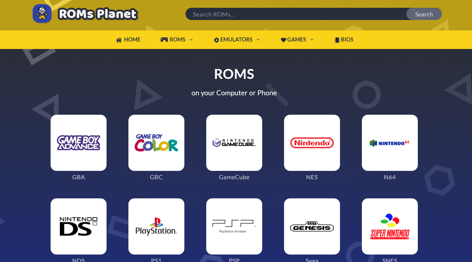 RomsPlanet |最も安全なROMサイト