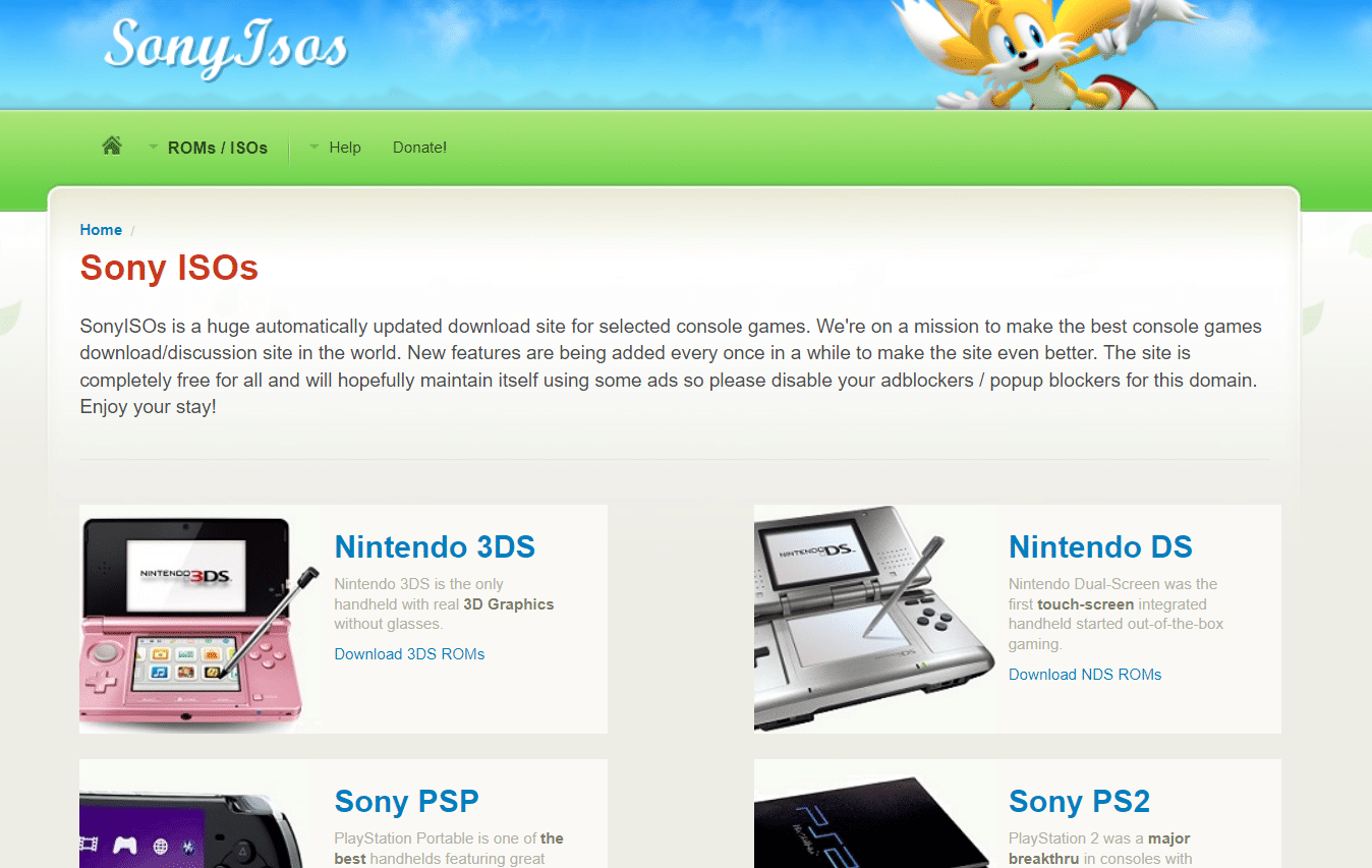 SonyISOs |最も安全なROMサイト