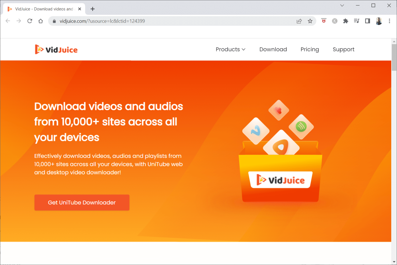 VidJuice. 30 migliori strumenti di cattura video