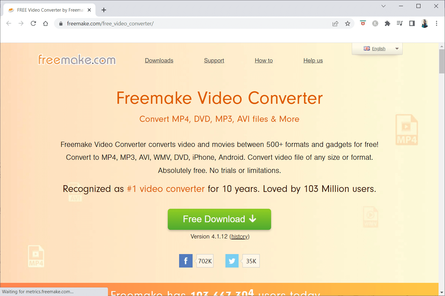 โปรแกรมแปลงวิดีโอ Freemake 30 เครื่องมือ Grabber วิดีโอที่ดีที่สุด