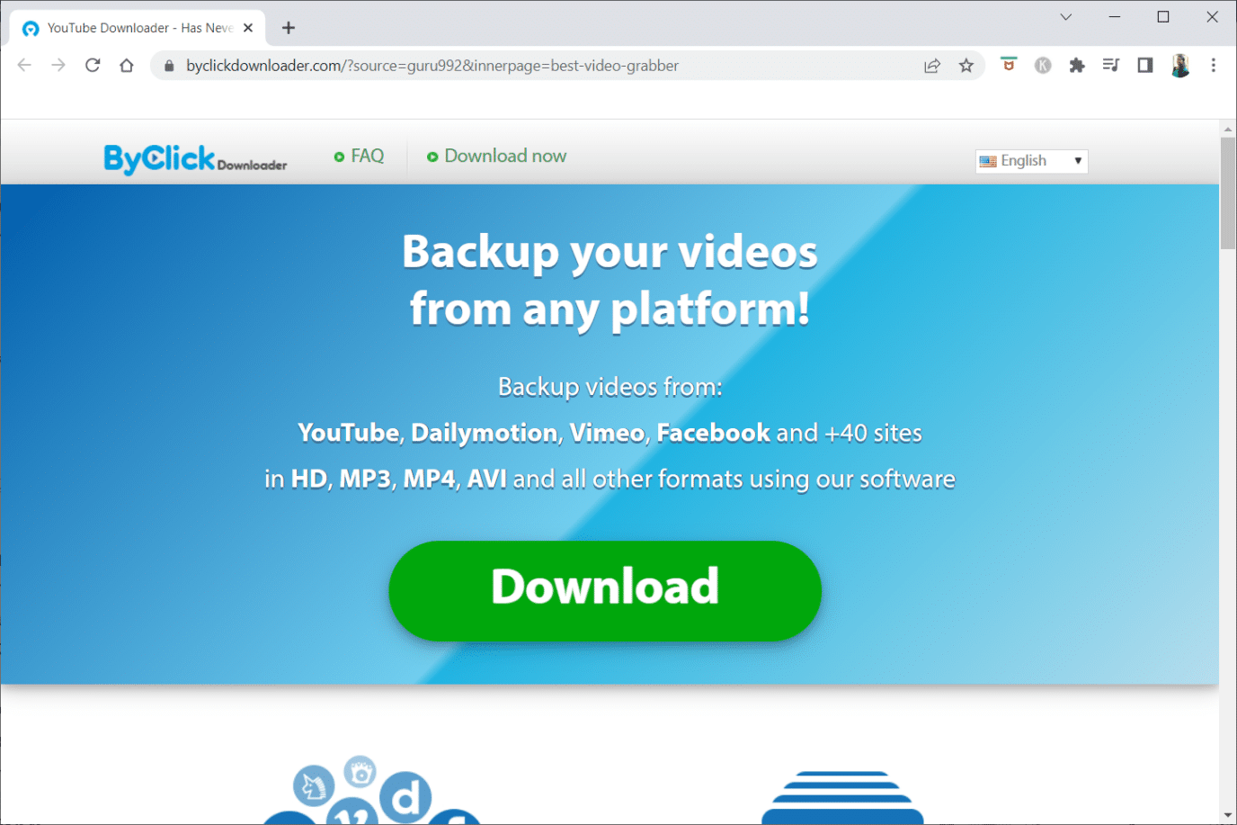 С помощью Click Downloader. бесплатные онлайн-загрузчики видео