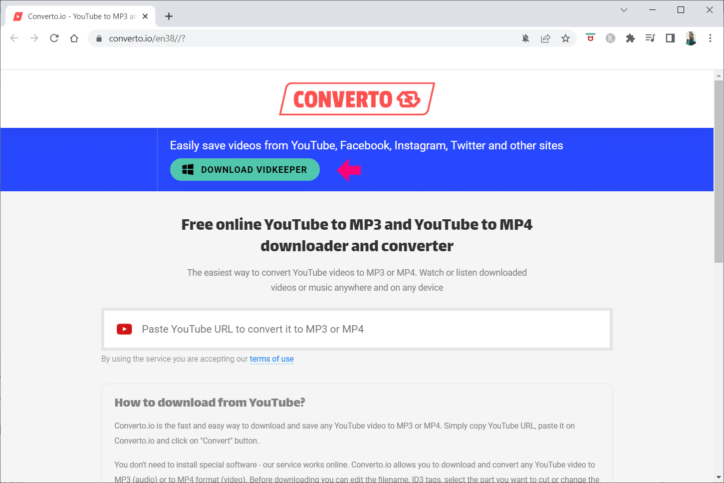 Converto.io。 30の最高のビデオグラバーツール