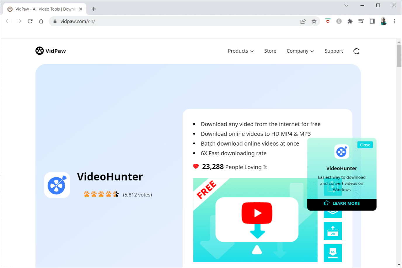 VidPaw. 30 Alat Pengambil Video Terbaik