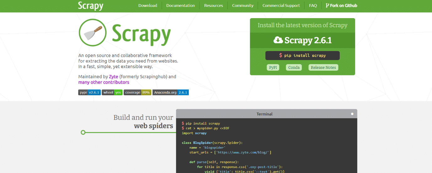 Interface gráfica do usuário, texto Descrição gerado automaticamente. 31 melhores ferramentas de raspagem da web