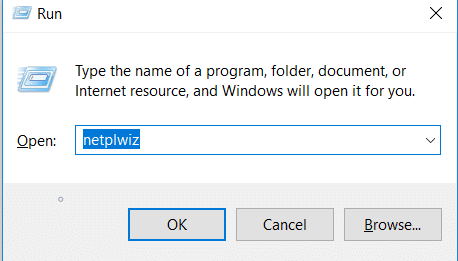اكتب netplwiz