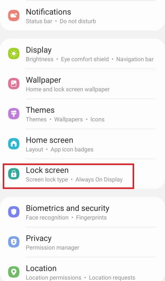 Ketuk pada layar Kunci. Cara Membuka Menu Pengaturan Ponsel Android