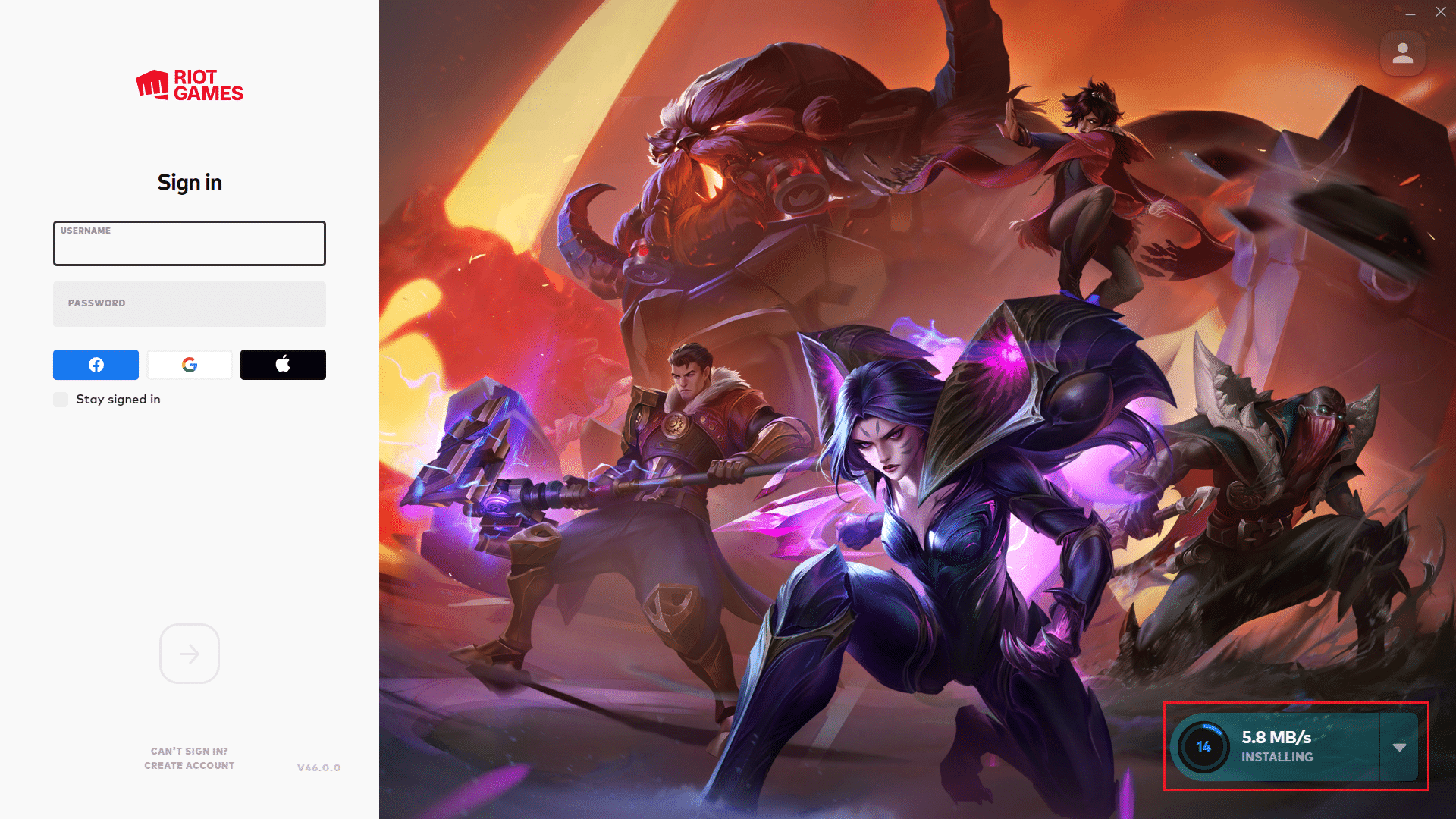 instalando o League of Legends. Corrigir o erro do League of Legends Directx no Windows 10