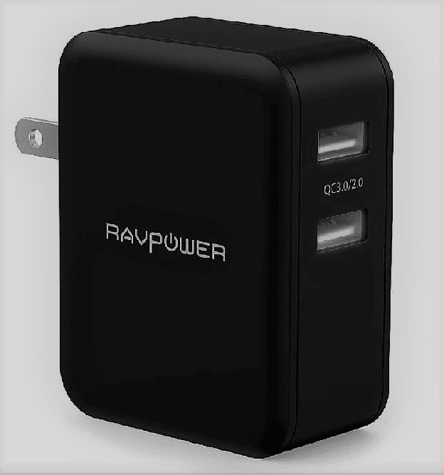 RAVPower36WデュアルQC3.0充電器