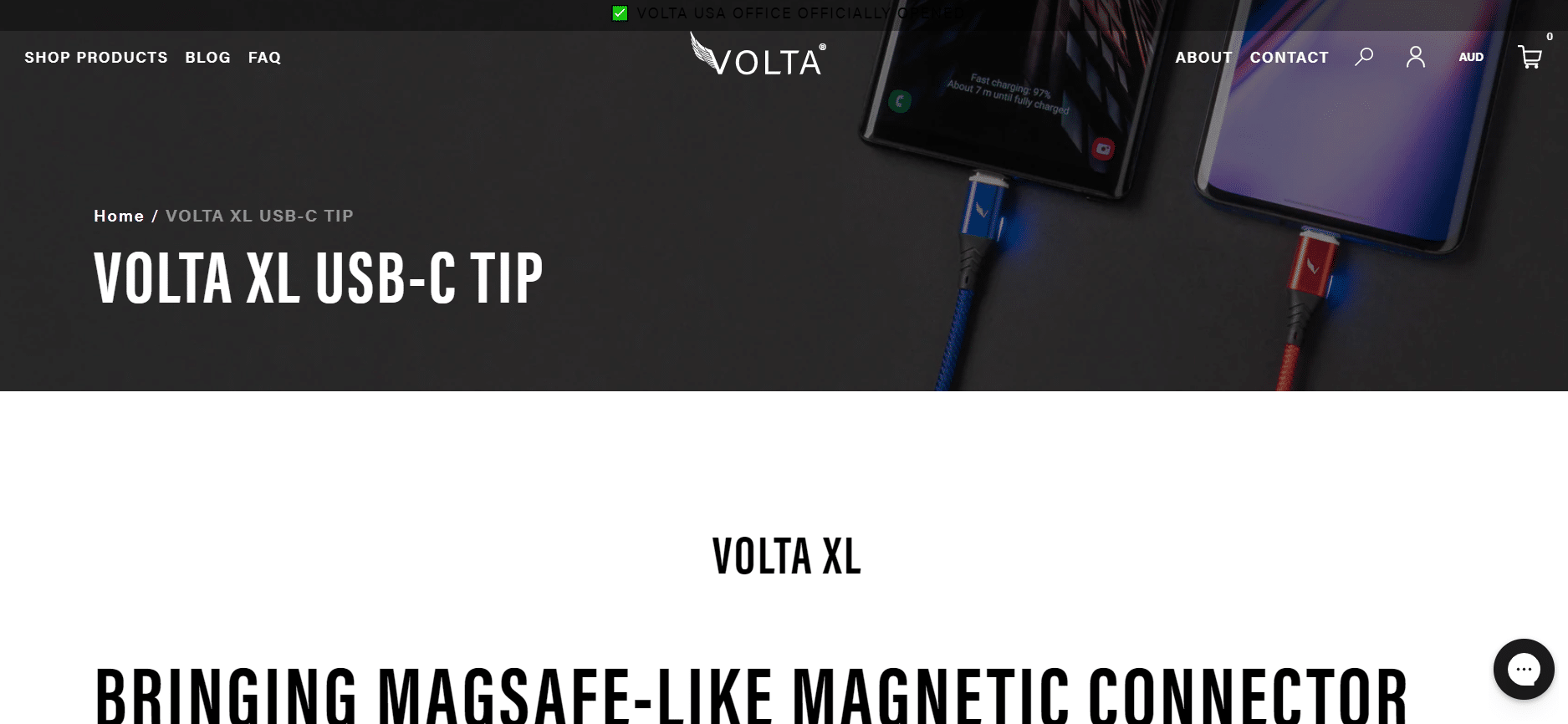 Site-ul web Volta Charger