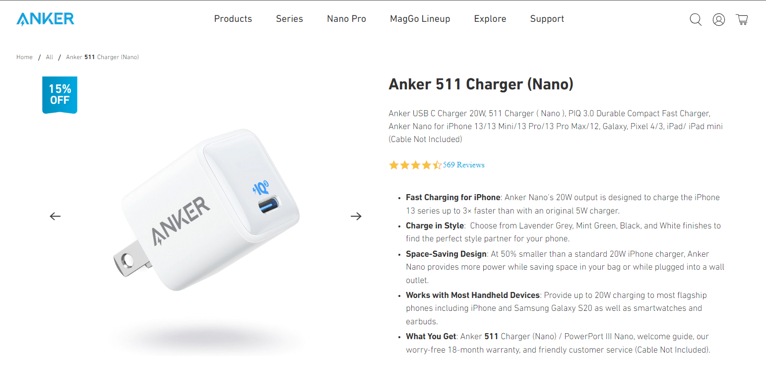 Chargeur Anker Nano. 20 meilleurs chargeurs haute vitesse pour Android